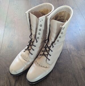 Justin Boots Women's Lace-Up Ropers - 8B